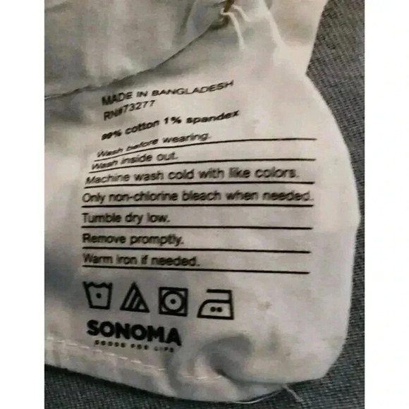 NWT Sonoma Vintage Style Blue Jeans Straight Hi Rise Size 14 - Picture 5 of 8